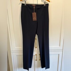 NWT Melanie Lyne Navy Trousers Pants Long, Size 6